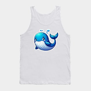 Kawaii Whale Tank Top